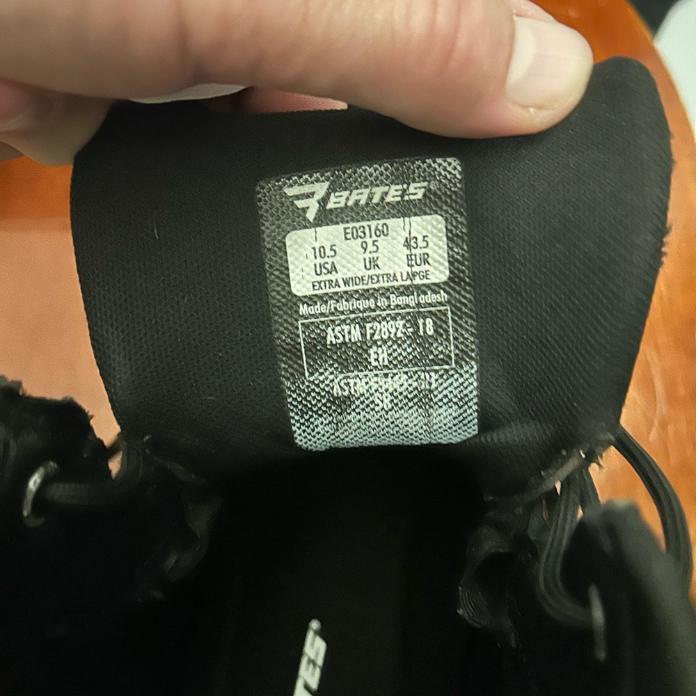 Bates Black Combat Boots